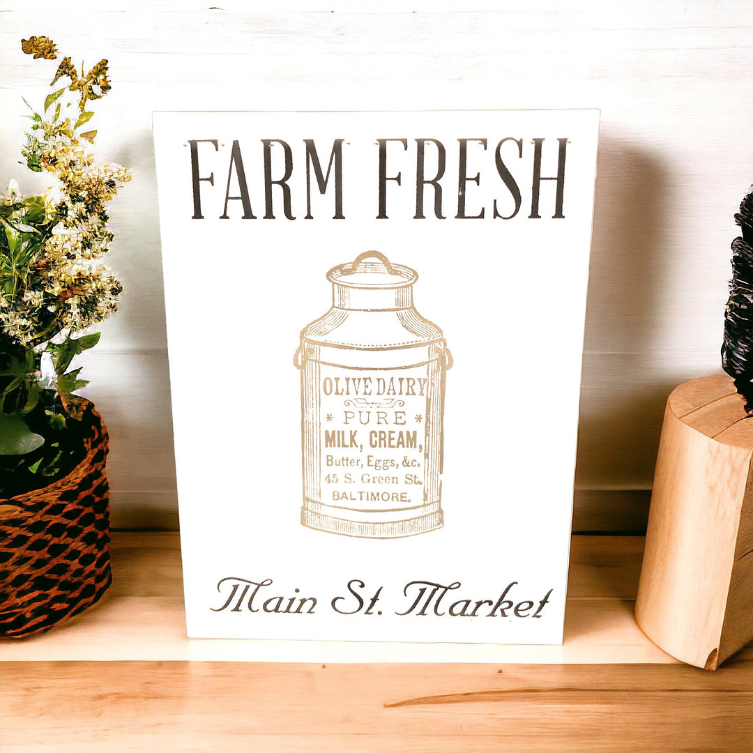 Farm Fresh pallet sign 9x12