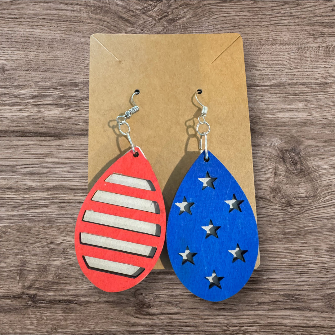Stars and Stripes earrings