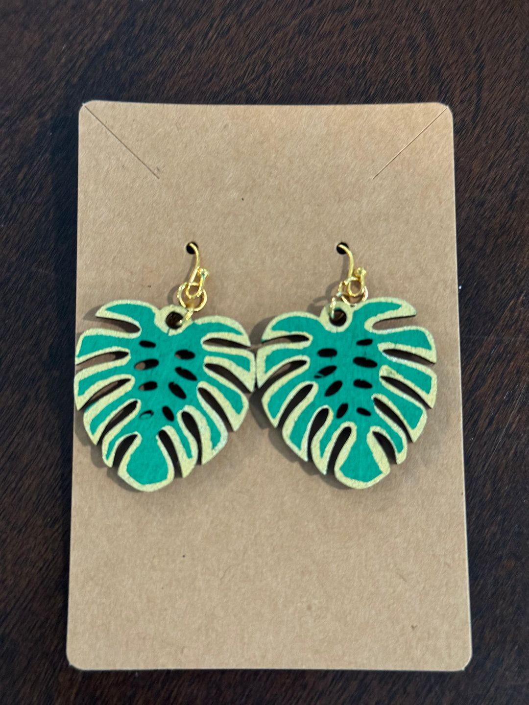 Palm Leaf earrings
