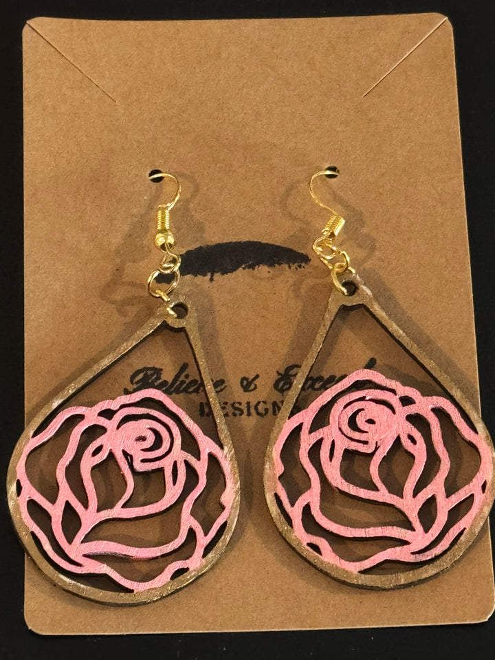 Rose Earrings