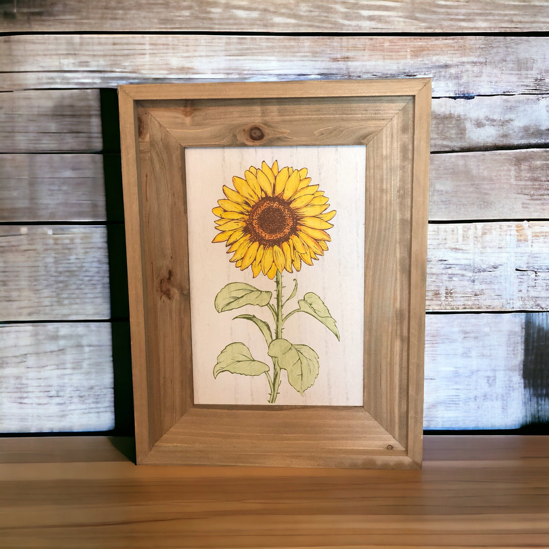Etched Sunflower