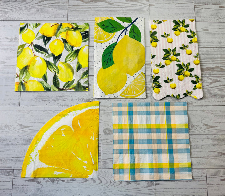 Lemon Napkin Bundle