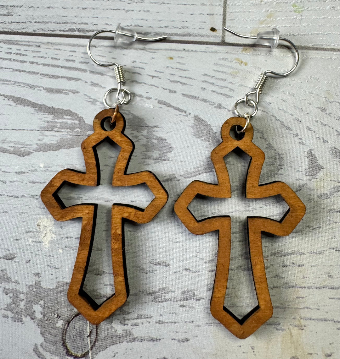 Faith Cross earrings