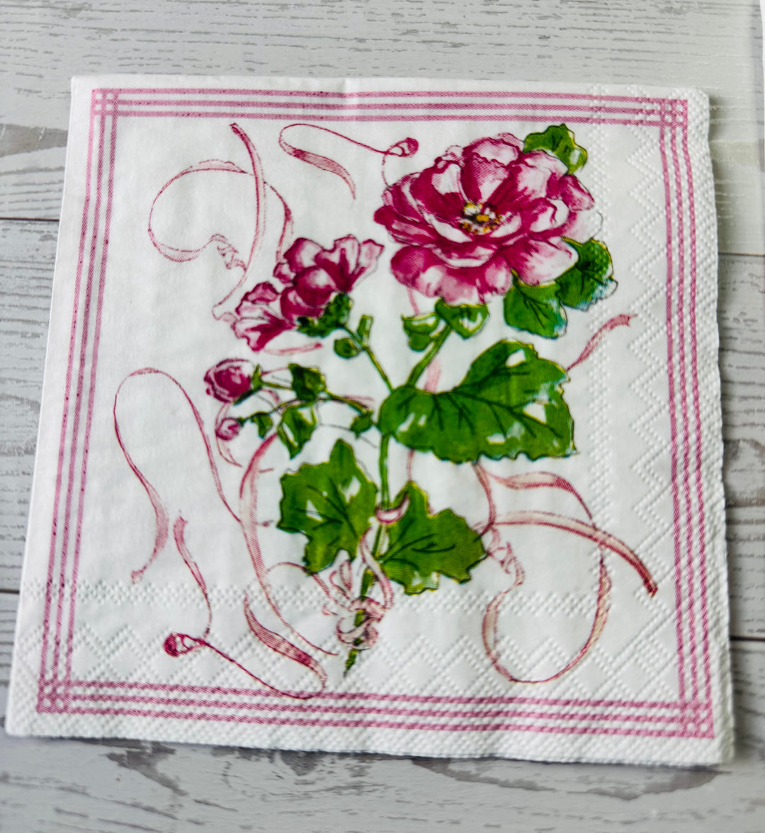 Flower garden napkin bundle