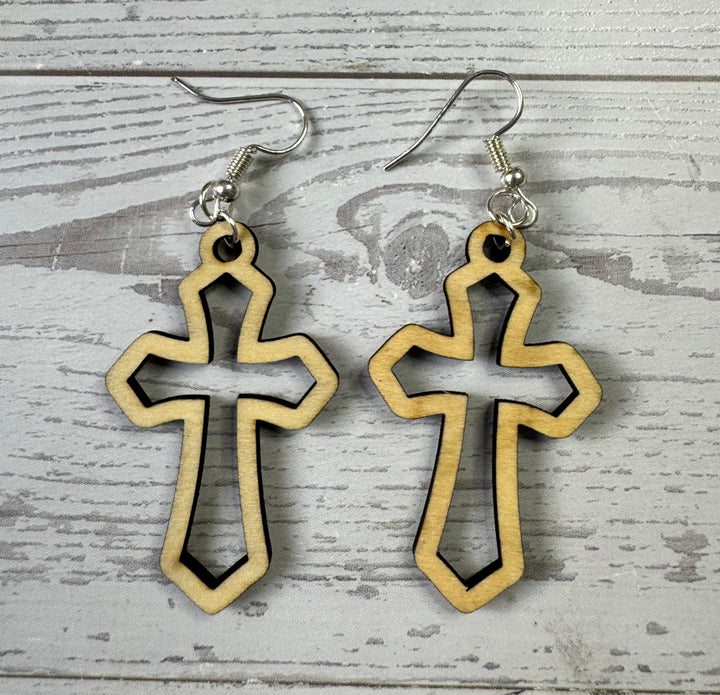 Faith Cross earrings