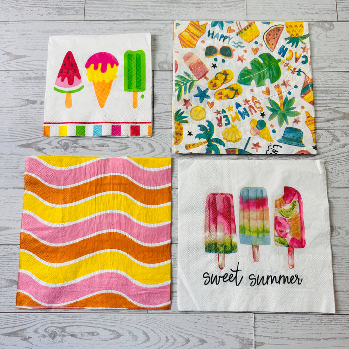 Popsicle Napkin bundle