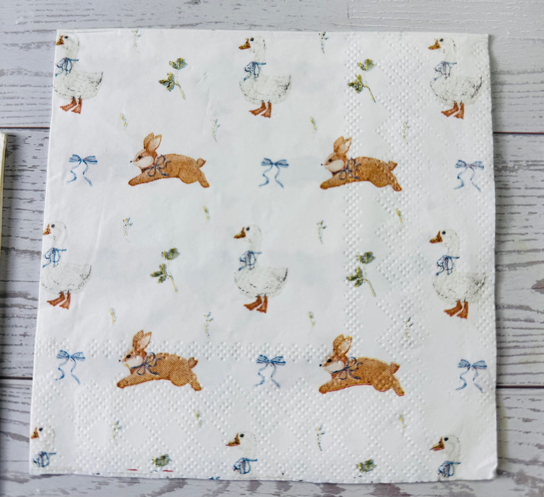 Bunnies and Bows napkin bundle