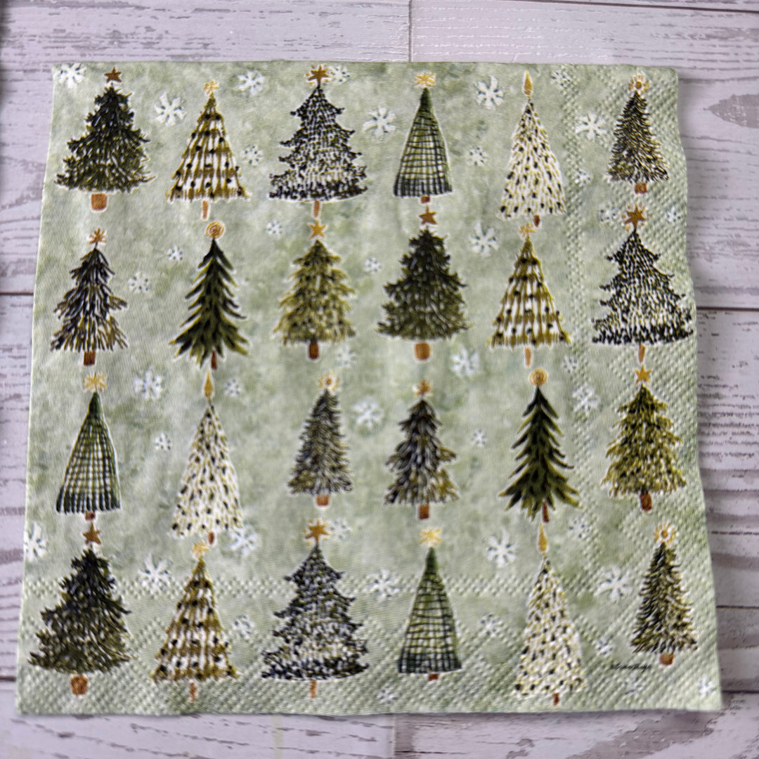 Poinsettia and plaid napkin bundle