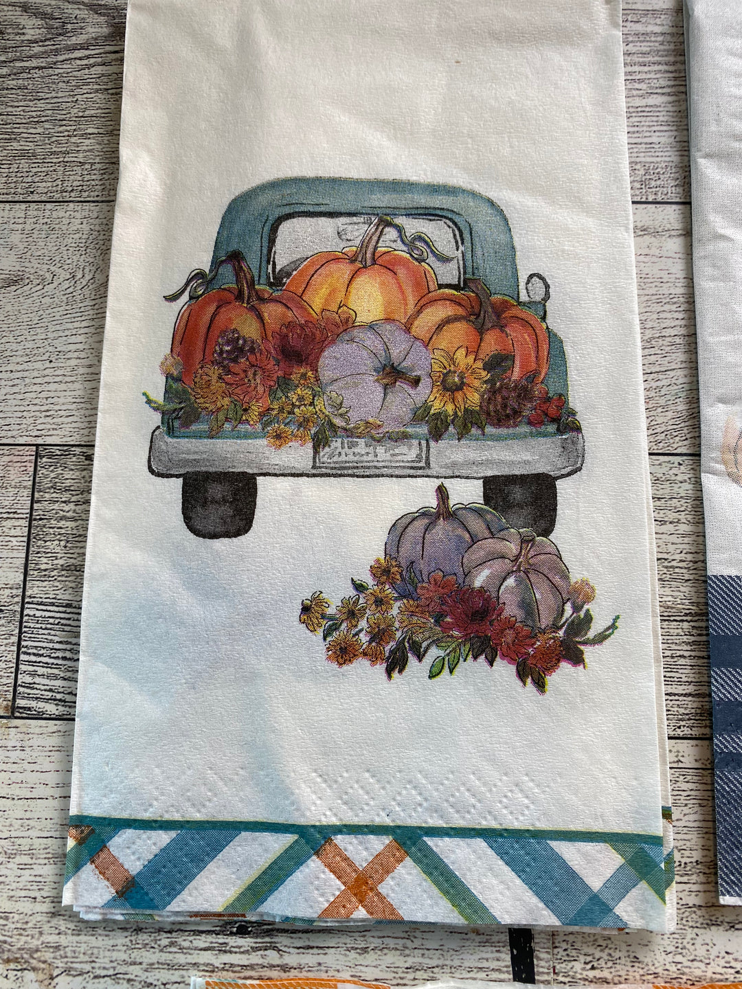 Fall truck napkin bundle