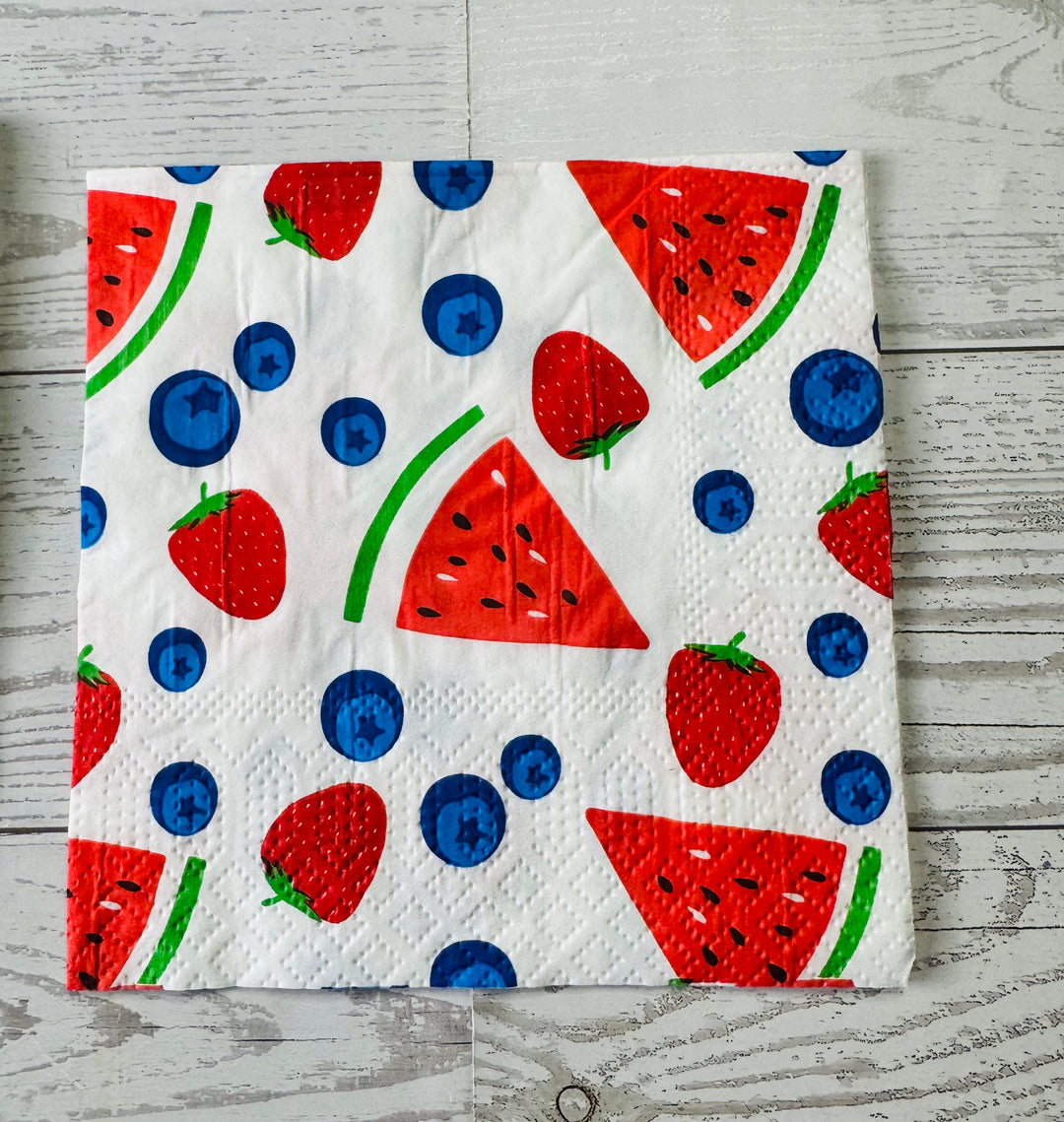 Watermelon Berry Napkin Bundle