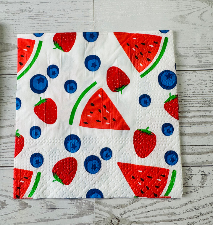 Watermelon Berry Napkin Bundle