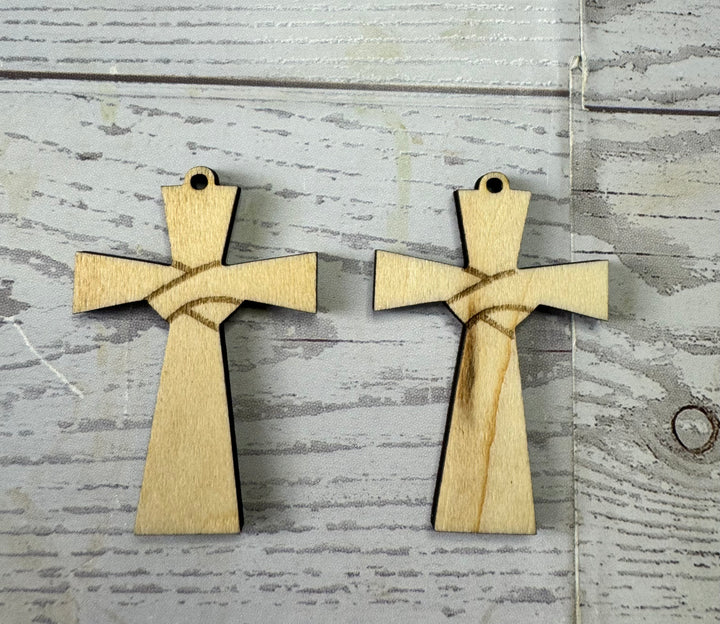 Grace upon Grace cross earrings