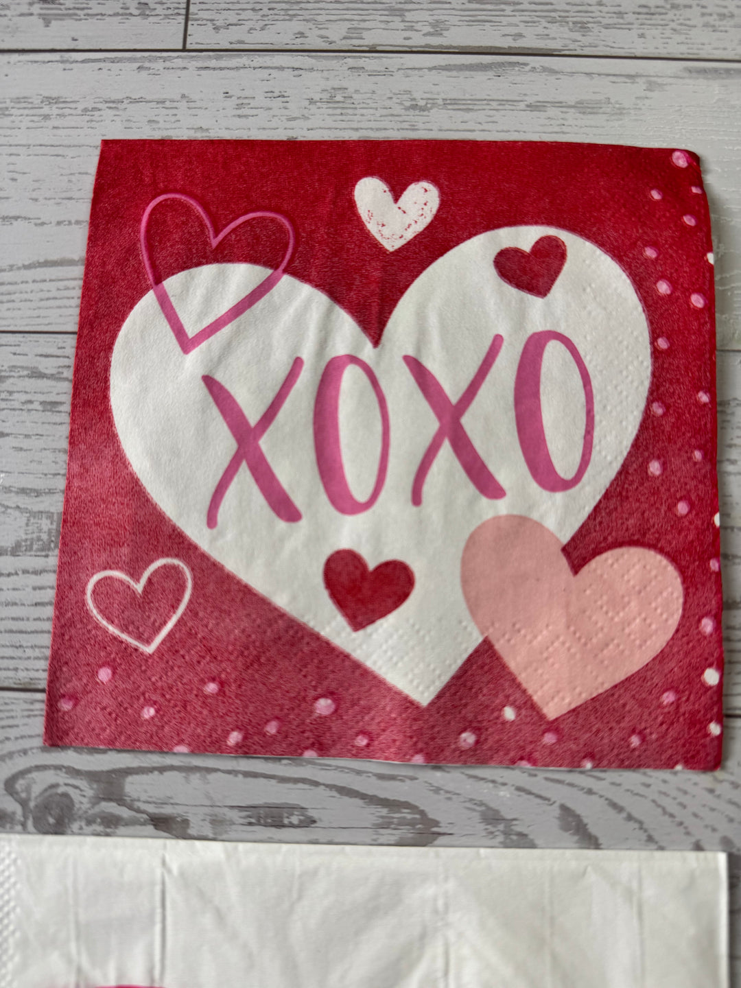 Valentine napkin bundle