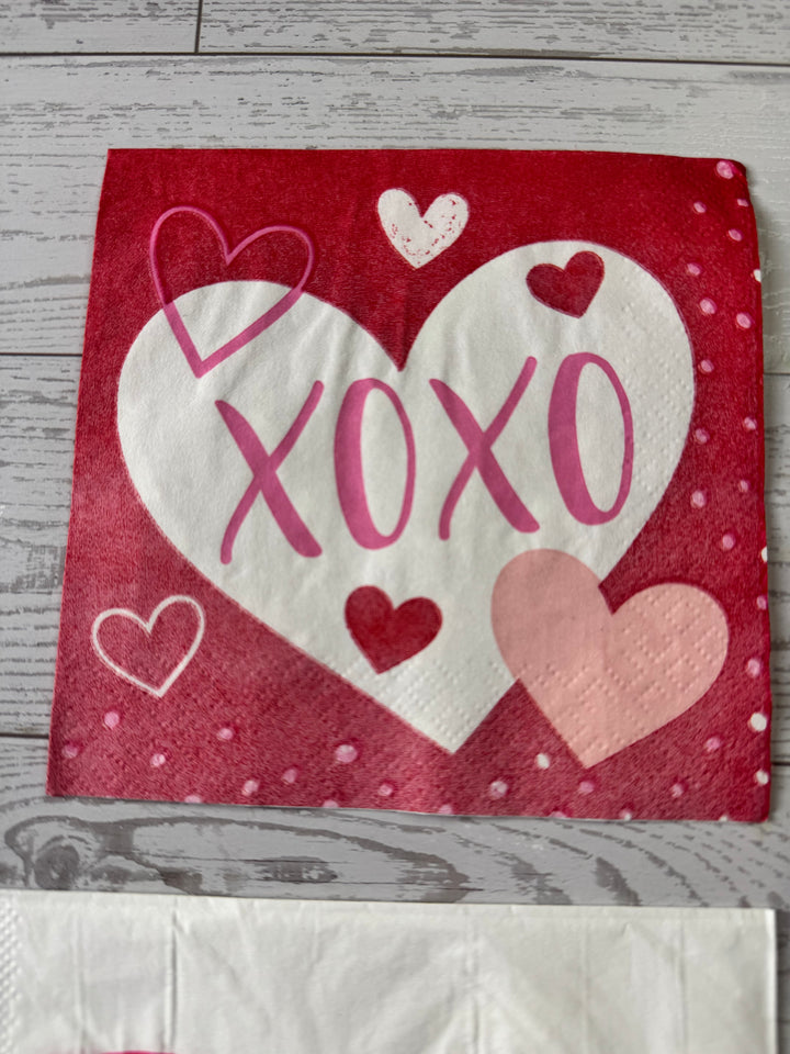Valentine napkin bundle