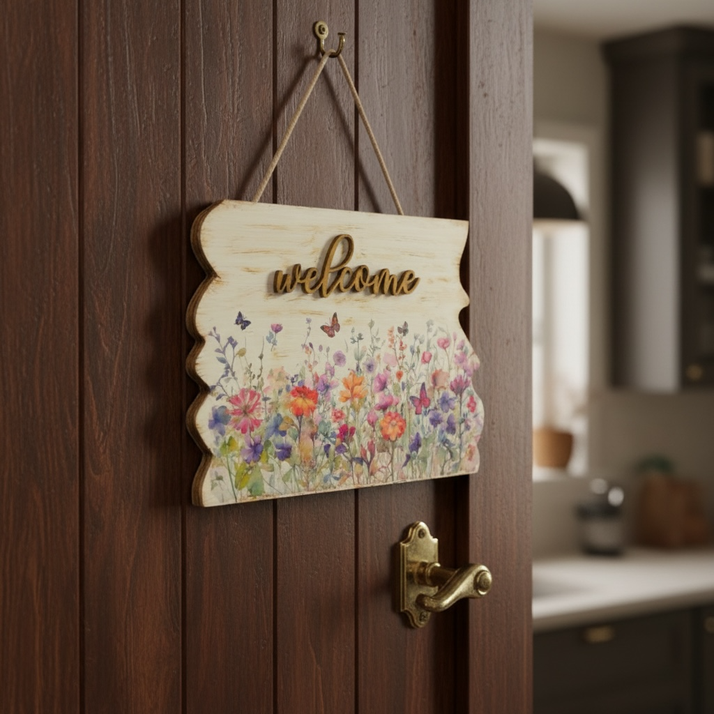 Welcome wildflower sign