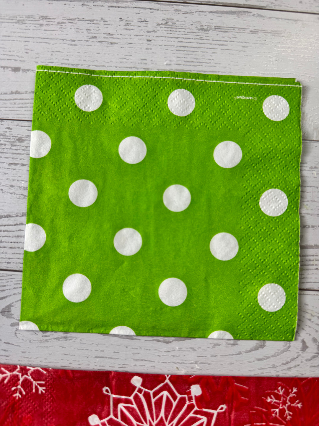 Red & Green napkin bundle