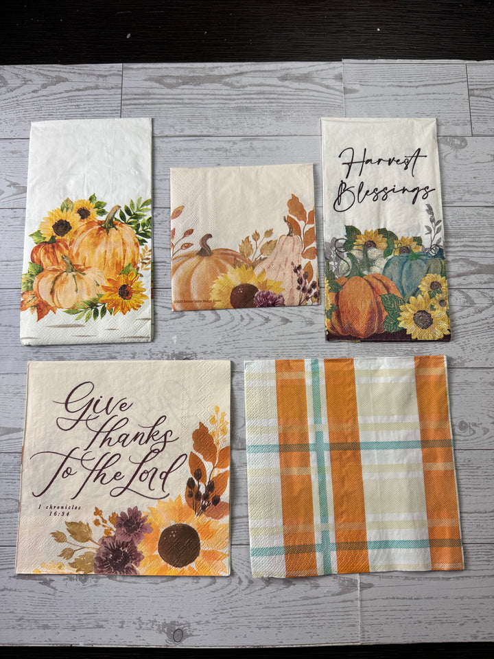 Fall napkin bundle