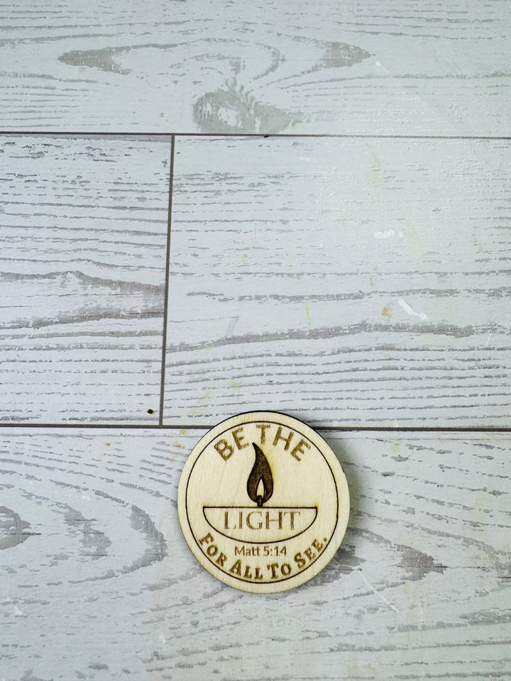 Be The Light token- 5 pack
