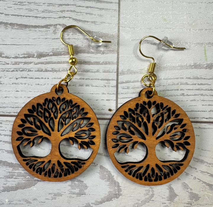 Rooted in Faith Tree earrings