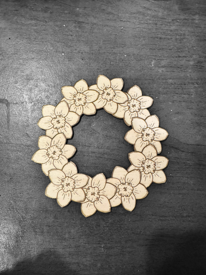 Daffodil wreath
