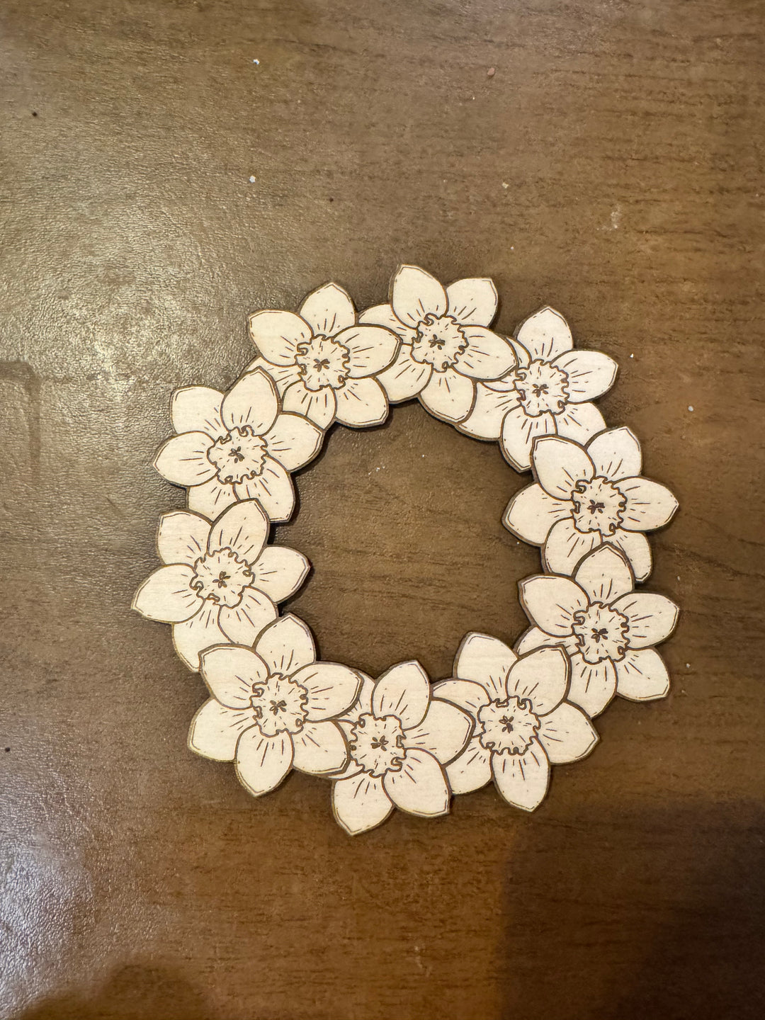 Daffodil wreath