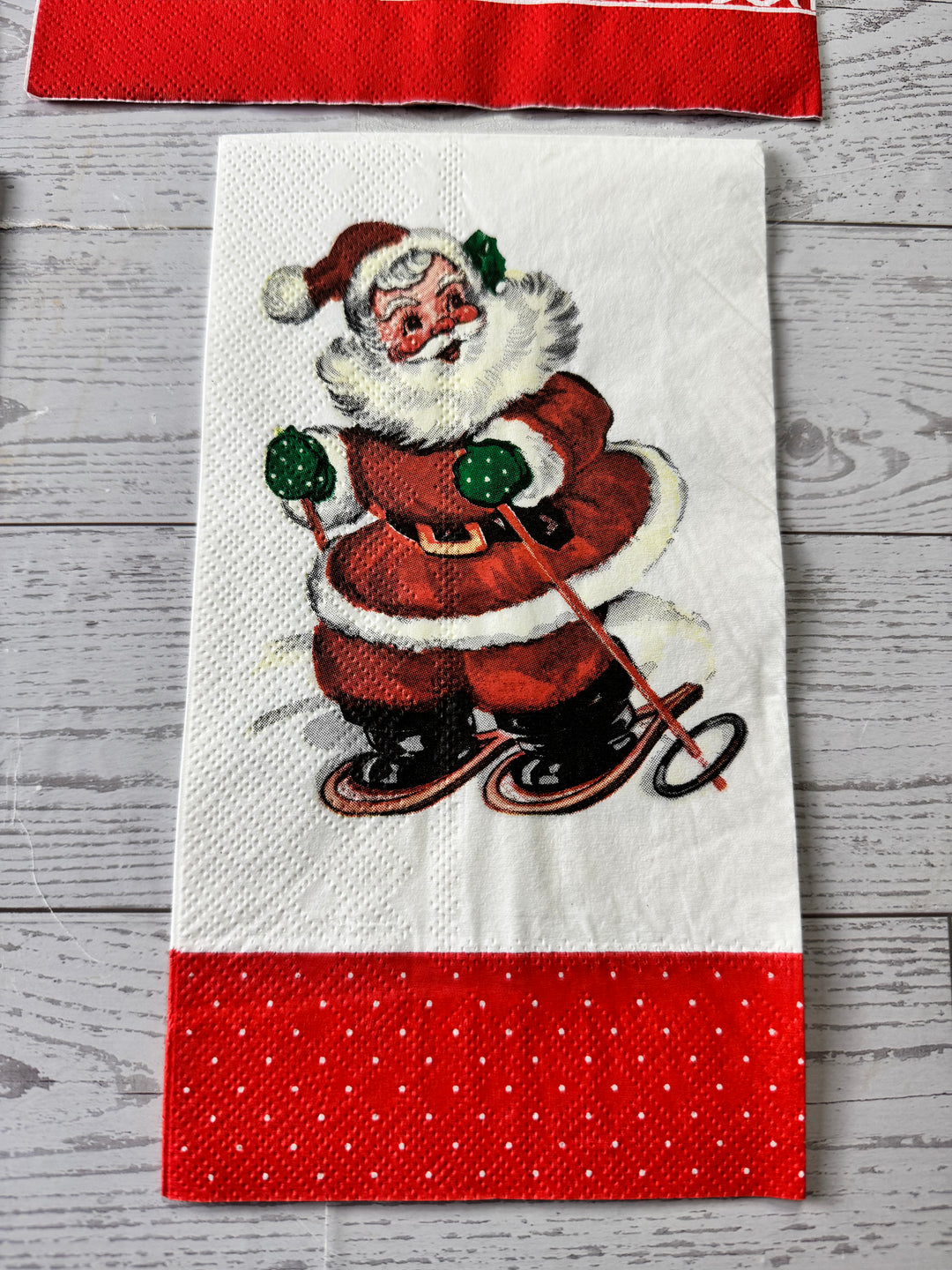 Santa snowflake napkin bundle