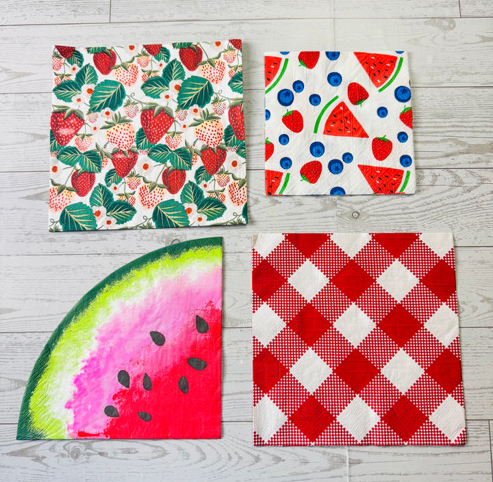 Watermelon Berry Napkin Bundle