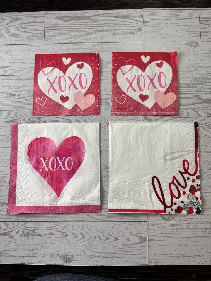 Valentine napkin bundle