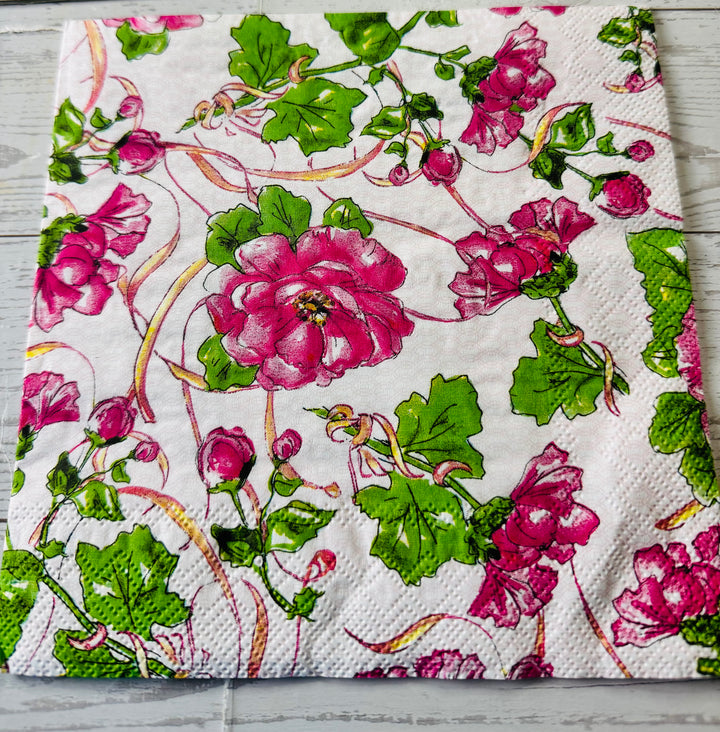 Flower garden napkin bundle