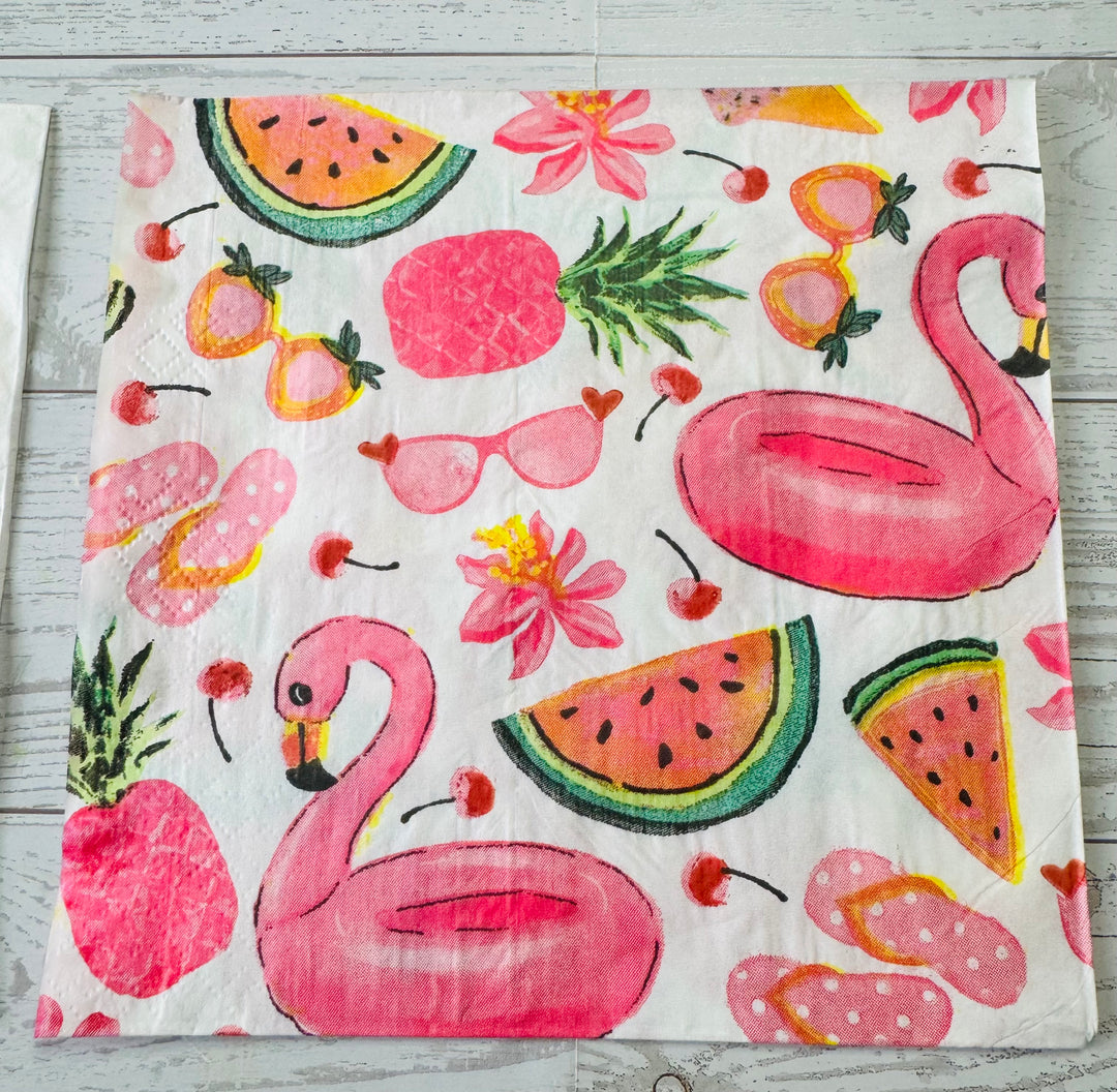 Fruit & Popsicle napkin bundles section