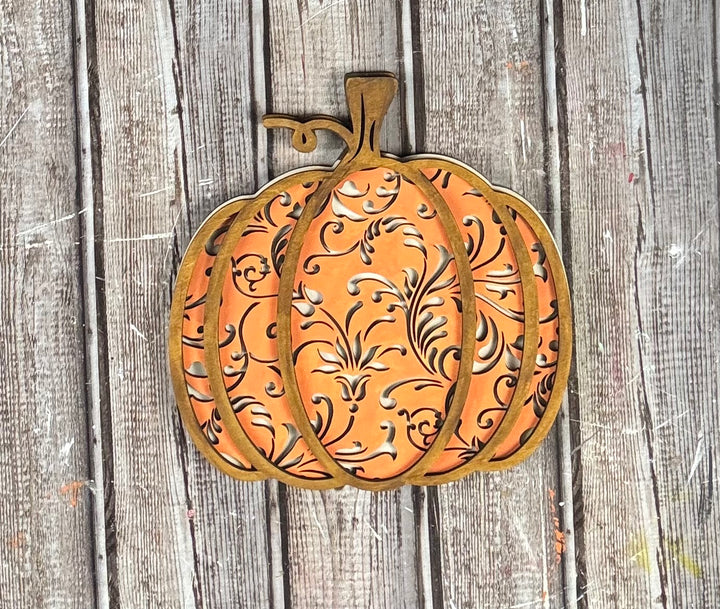 Floral pumpkin