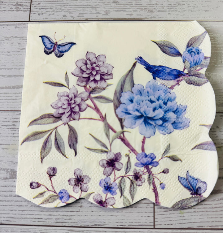 Blue Floral napkin bundle
