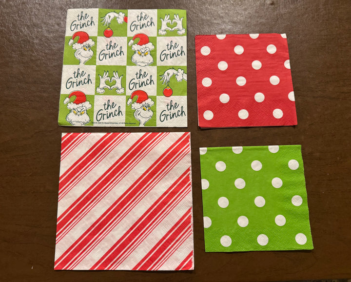 Grinch napkin bundle