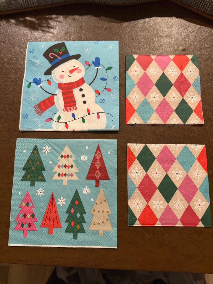 Bold Snowman napkin bundle