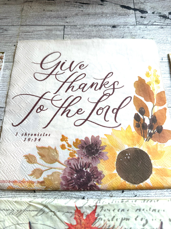 Give Thanks Napkin Bundle