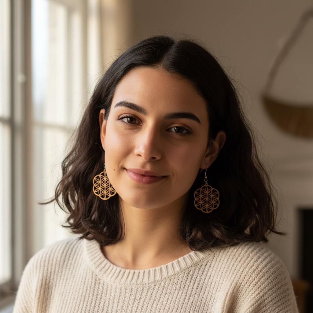 Flower of Faith earrings
