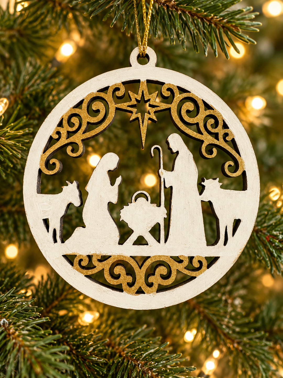 Nativity ornaments Set of 8