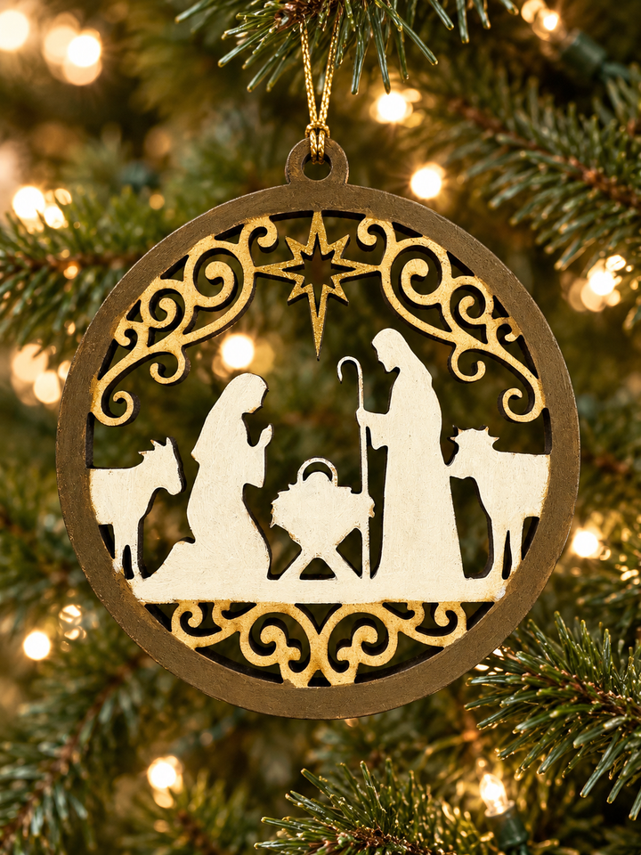 Nativity ornaments Set of 8