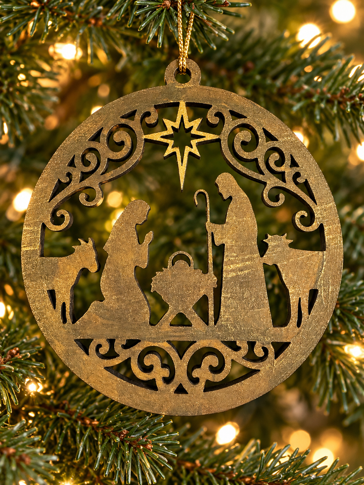 Nativity ornaments Set of 8