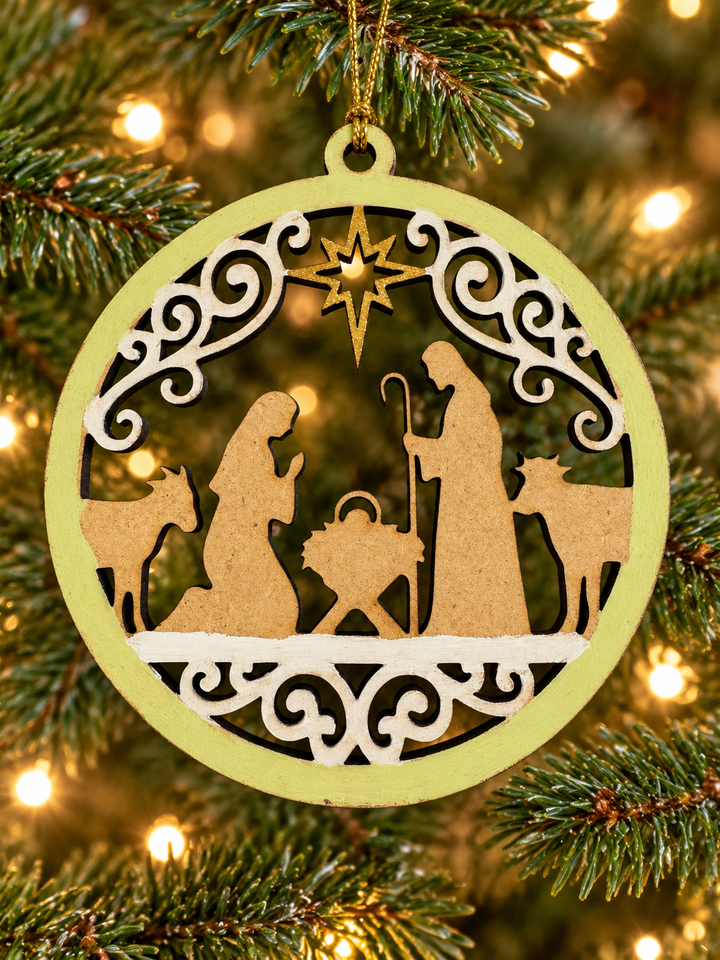 Nativity ornaments Set of 8