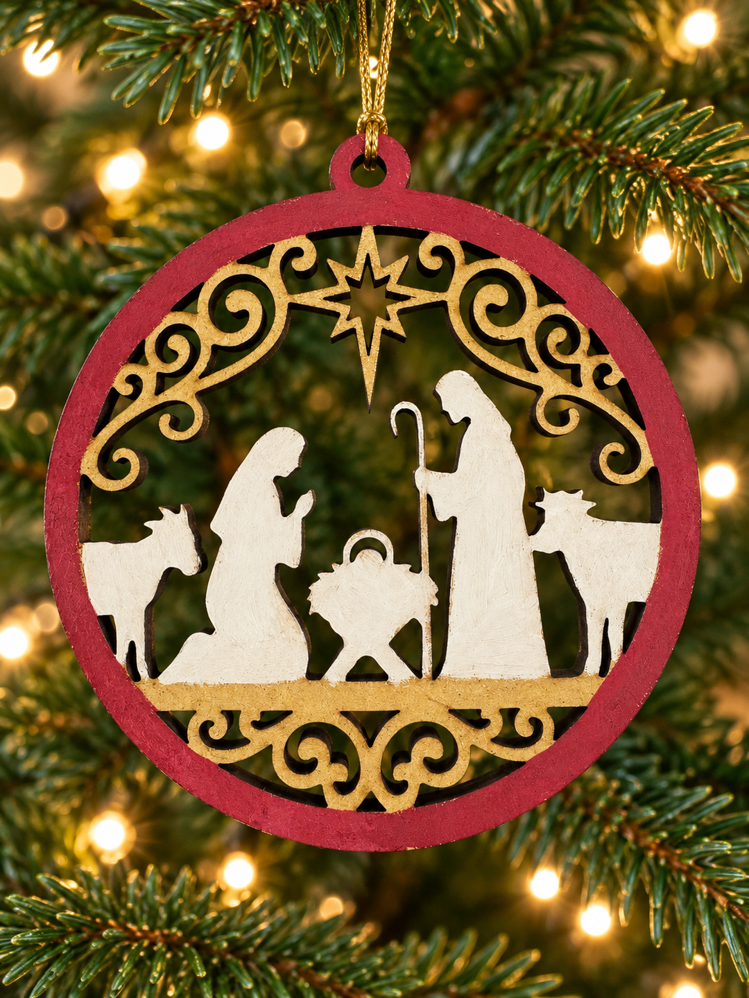 Nativity ornaments Set of 8