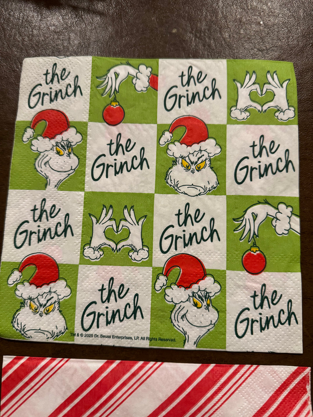 Grinch napkin bundle