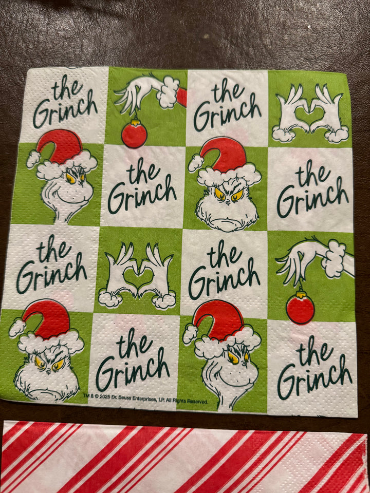 Grinch napkin bundle