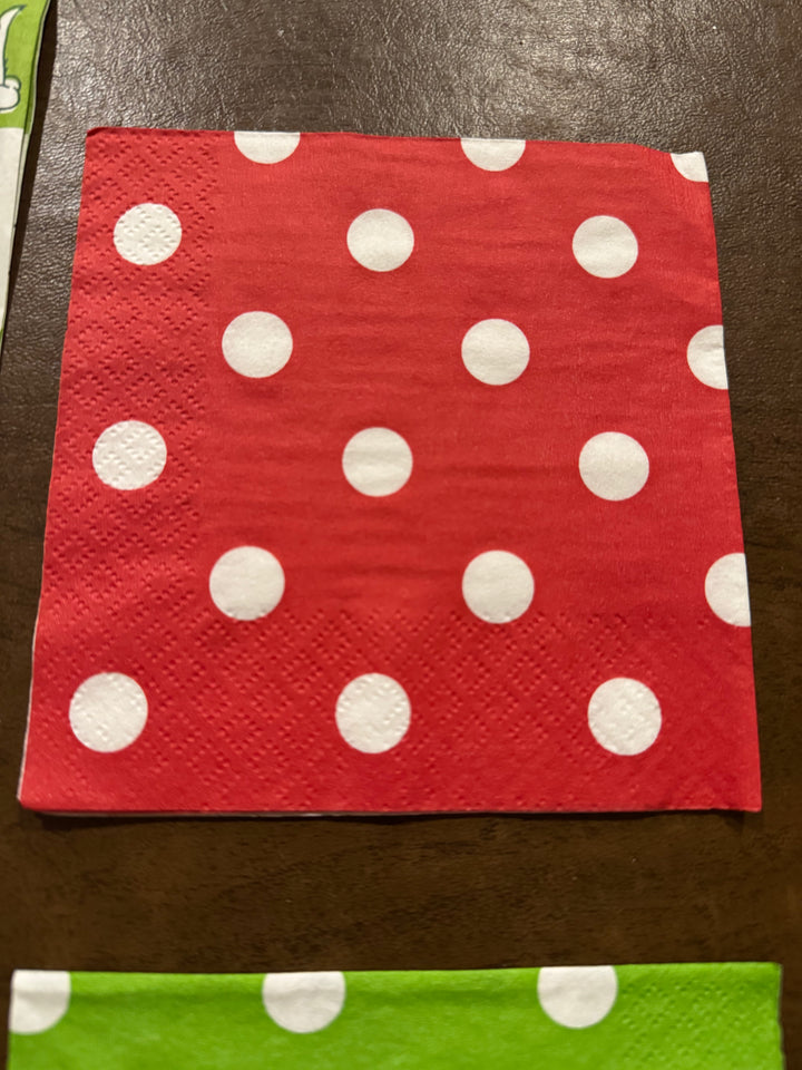 Grinch napkin bundle