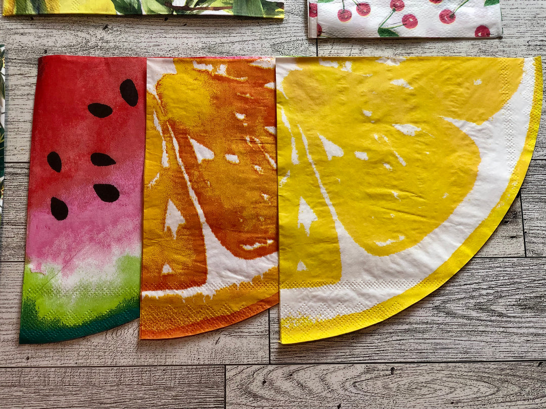 Summer Fruit Napkin Bundle