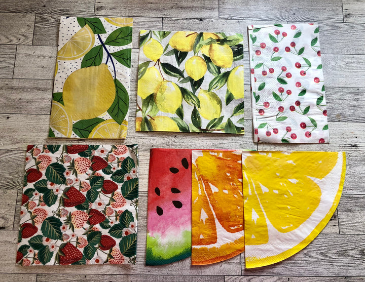 Summer Fruit Napkin Bundle